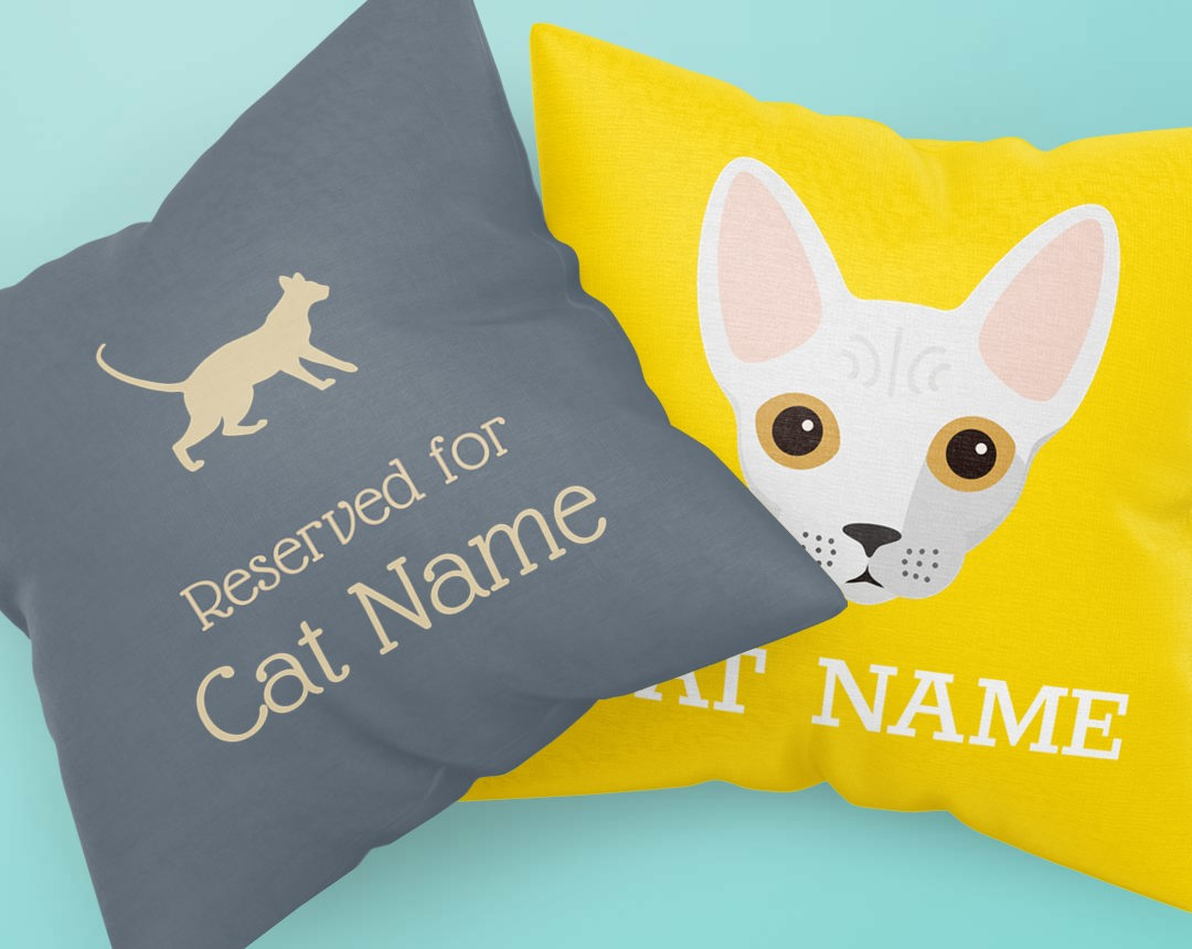 Personalized Cat Cushions