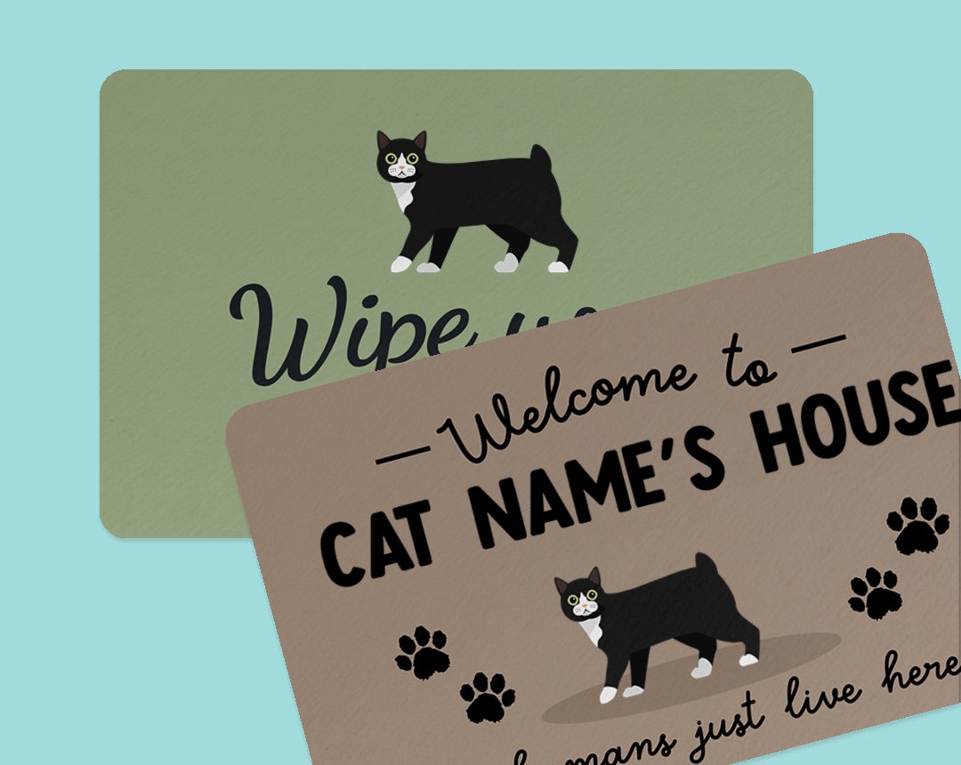 Personalised Door Mats for Cats