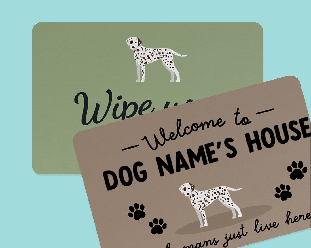 Personalised Indoor Door Mats for your dog