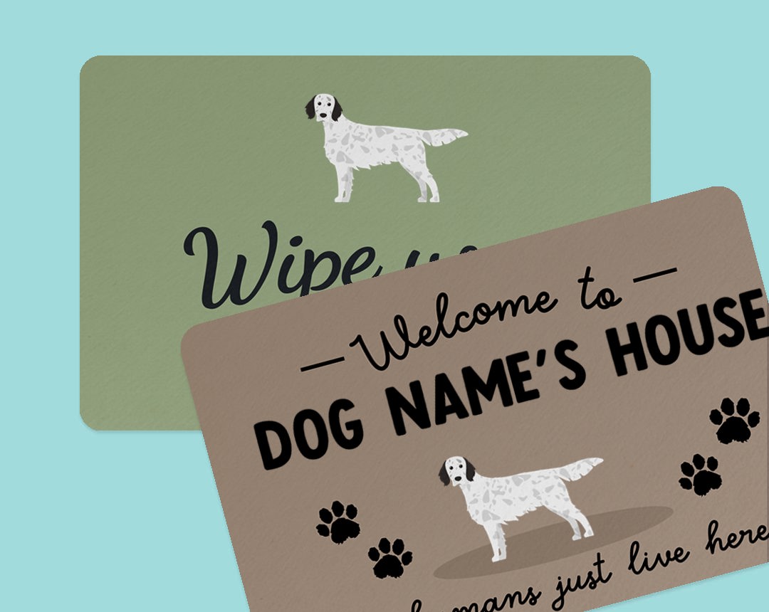 Personalised Indoor Door Mats for your dog