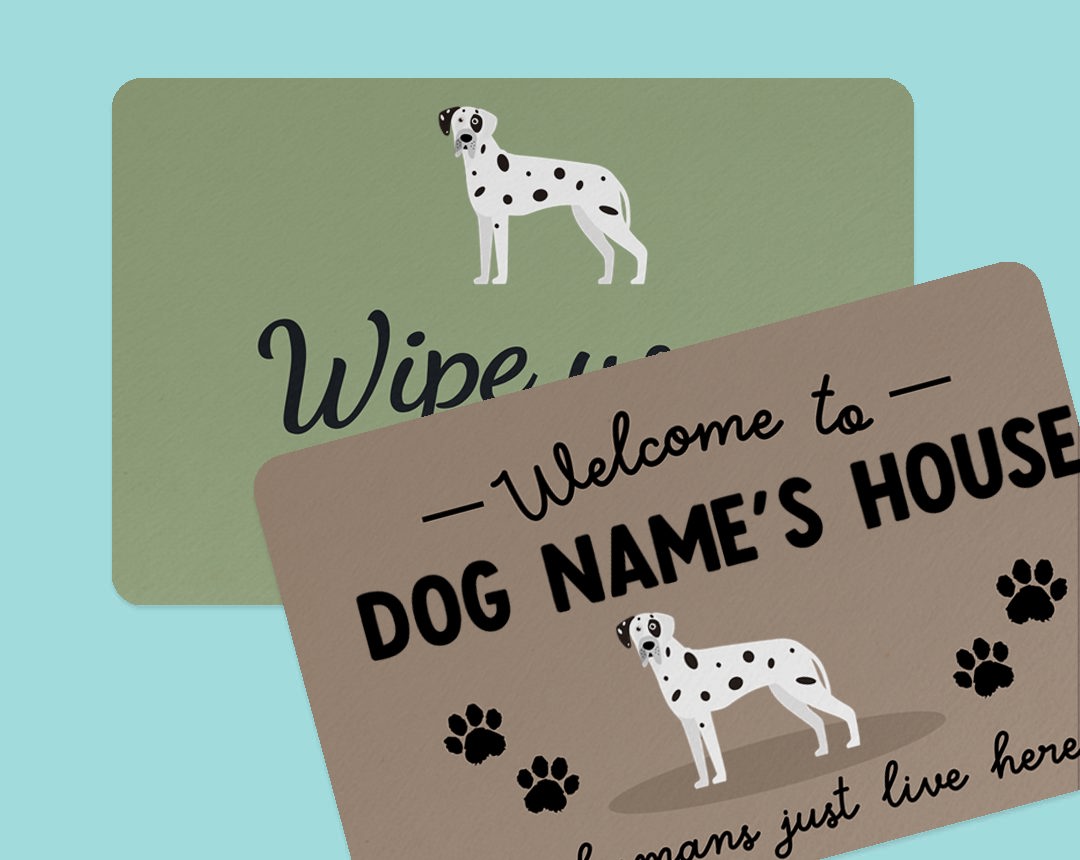 Personalised Indoor Door Mats for your dog