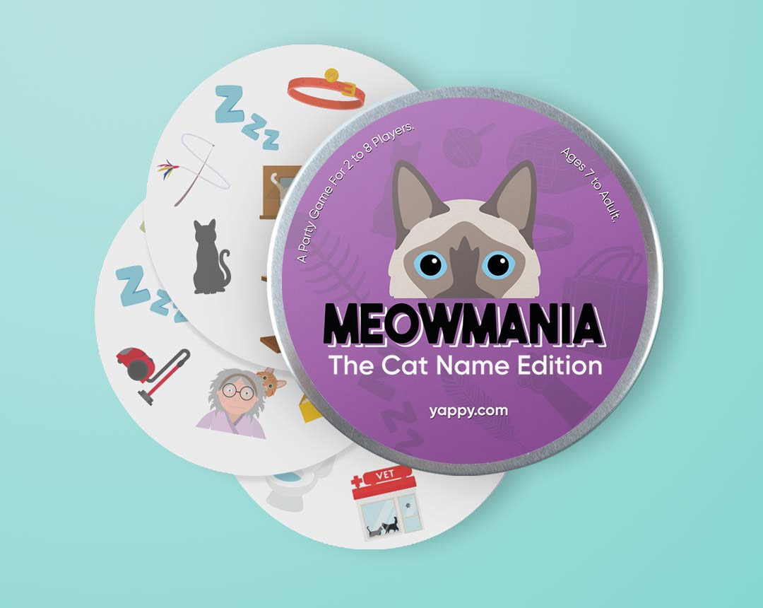 Personalised Cat Family Games 