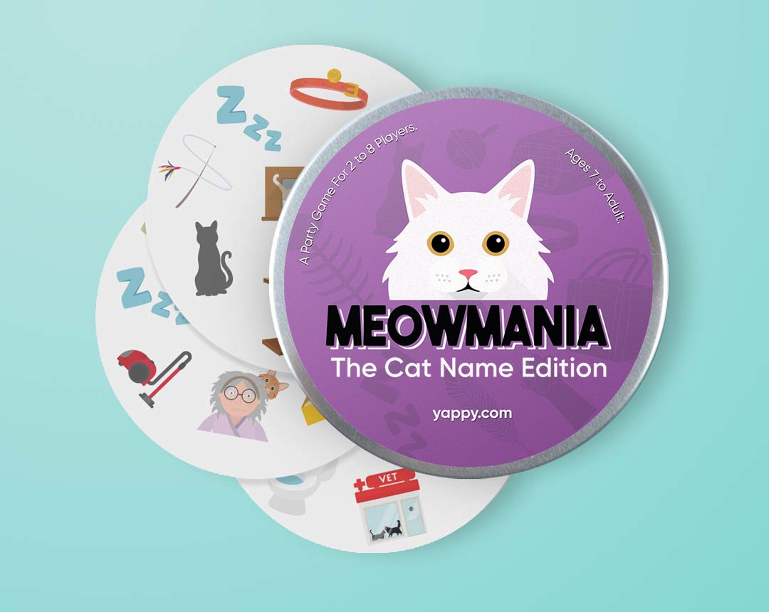 Personalised Cat Family Games 