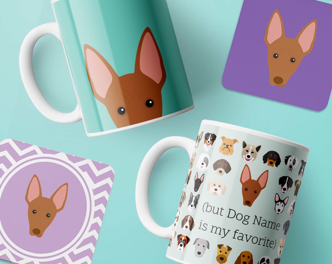 Personalized Dog Mugs and Coasters