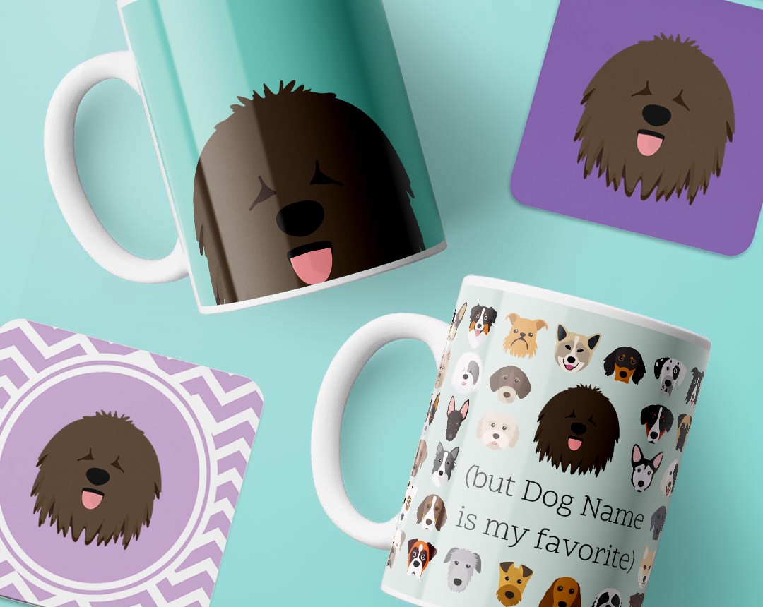 Personalized Dog Mugs and Coasters