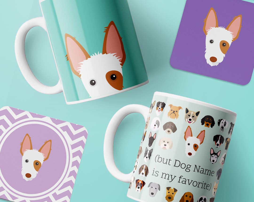 Personalized Dog Mugs and Coasters