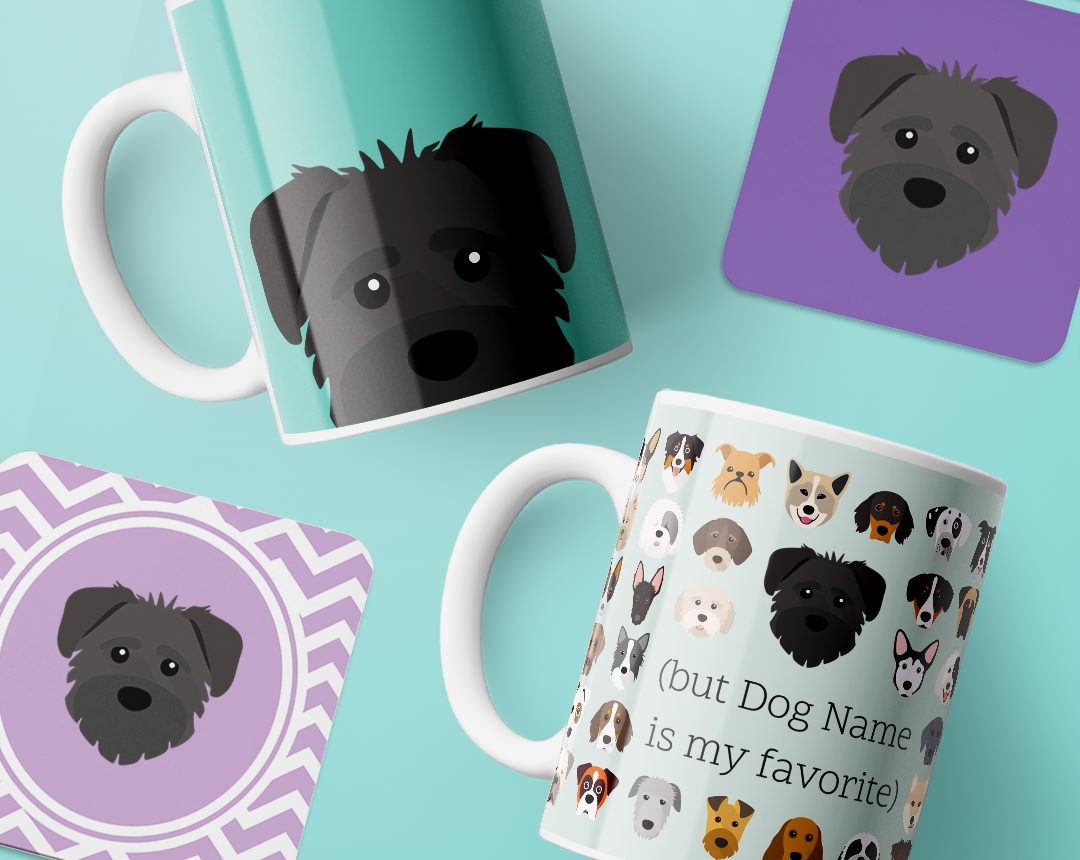 Personalized Dog Mugs and Coasters