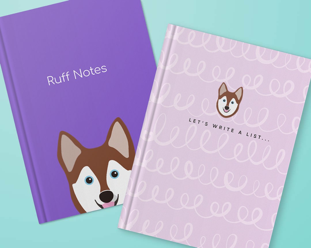 Personalized Dog Notebooks