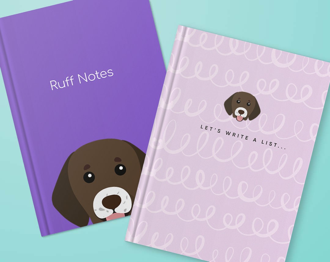 Personalized Dog Notebooks