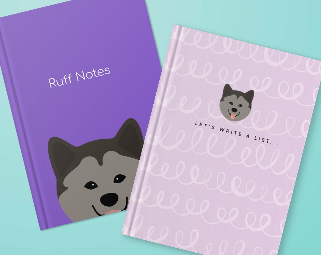 Personalized Dog Notebooks