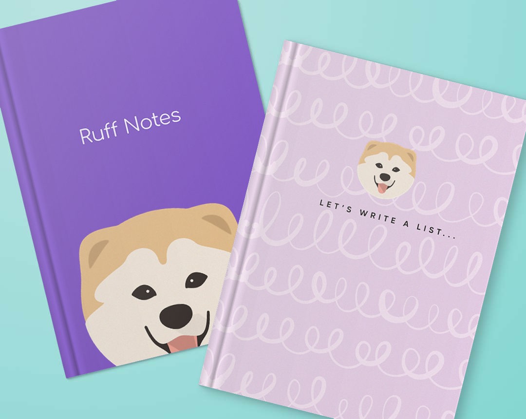 Personalized Dog Notebooks