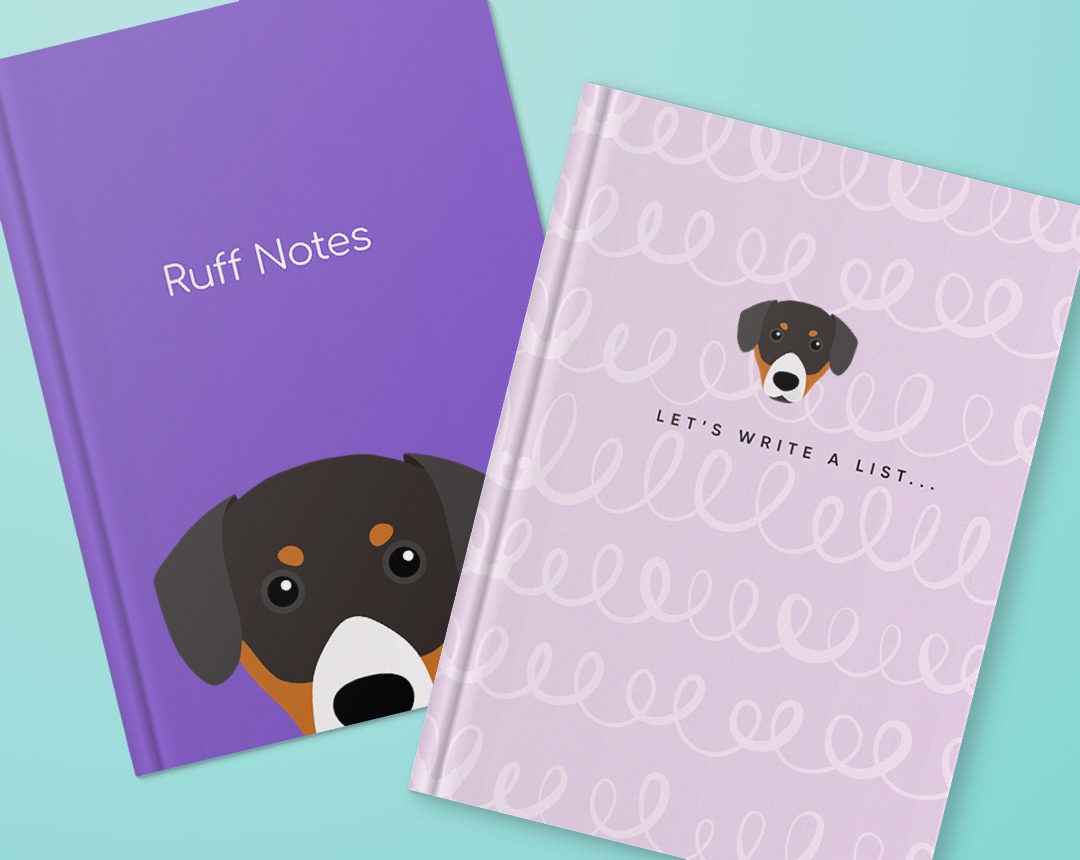 Personalized Dog Notebooks