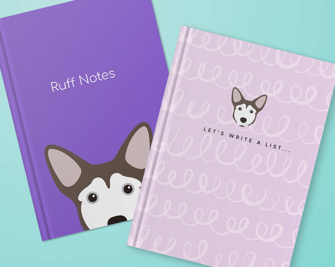 Personalized Dog Notebooks