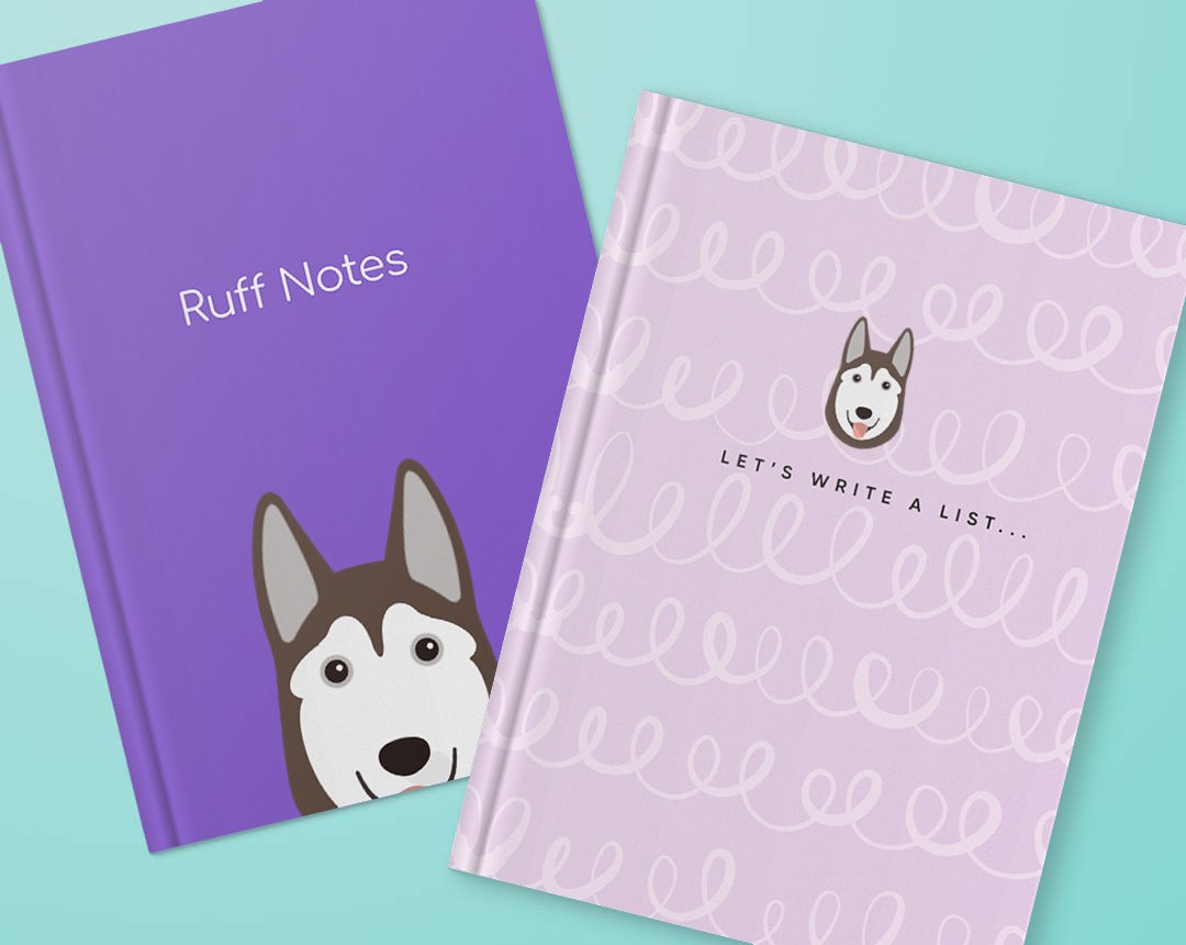 Personalized Dog Notebooks