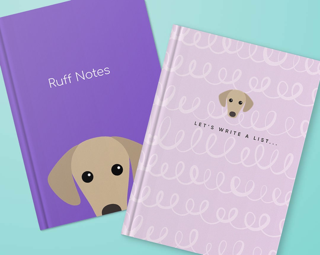 Personalized Dog Notebooks