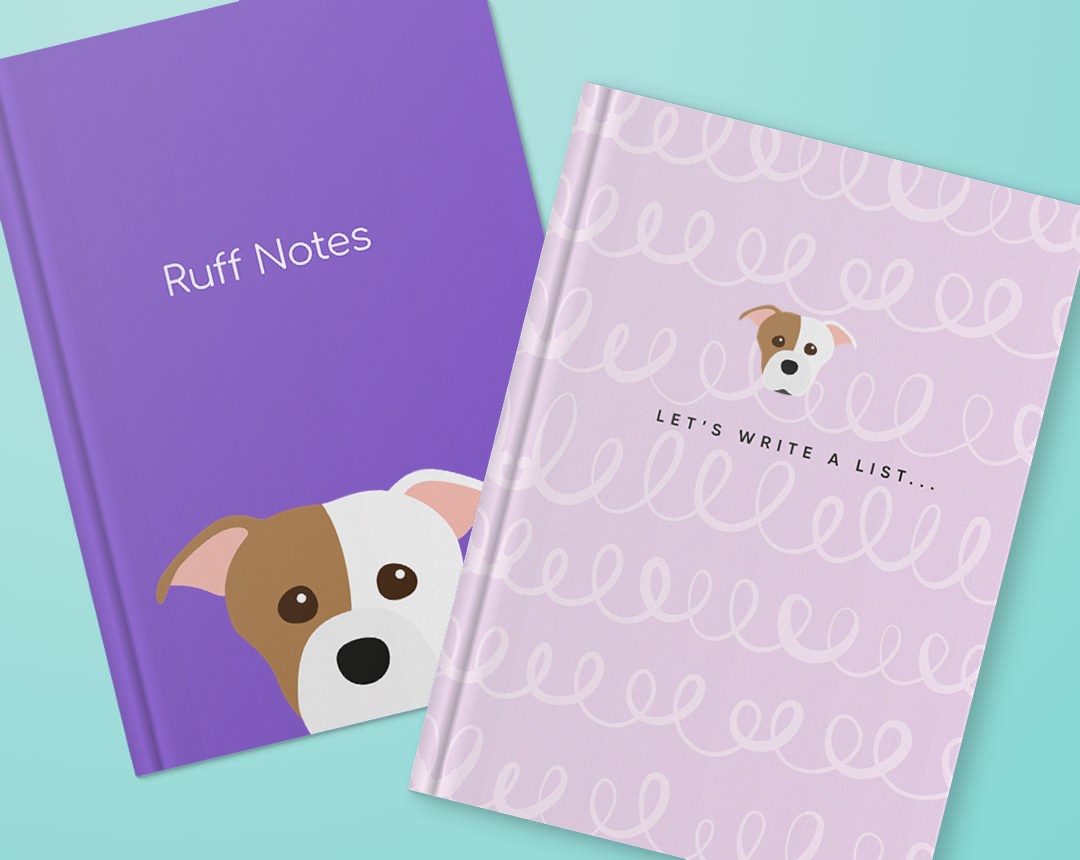 Personalized Dog Notebooks