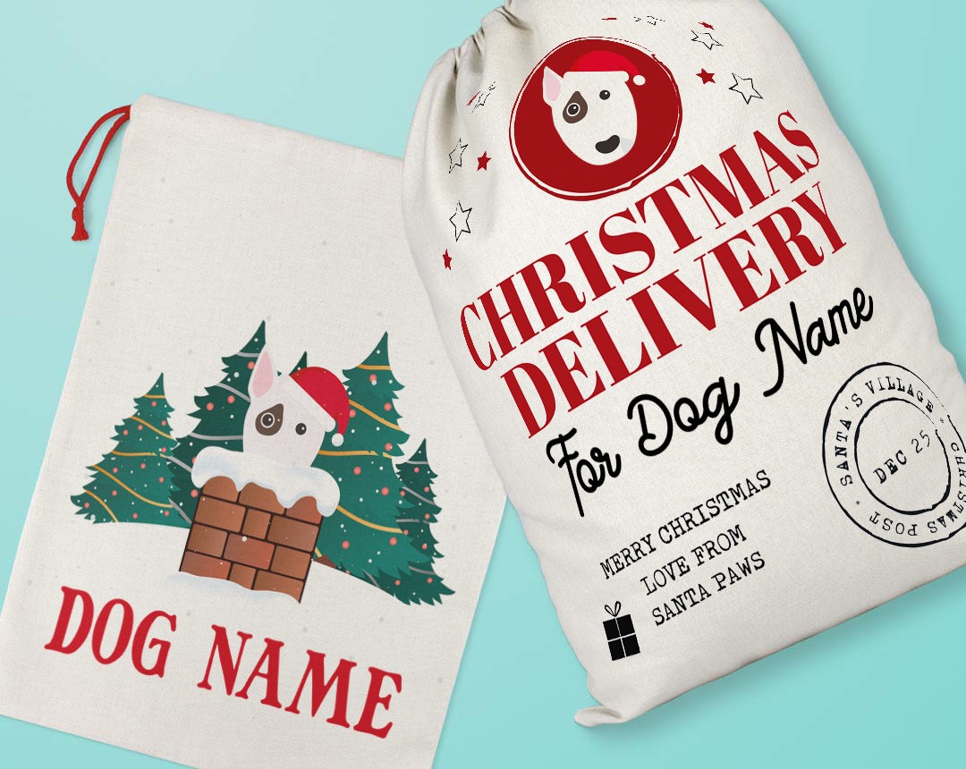 Personalized Santa Sacks for your Dog