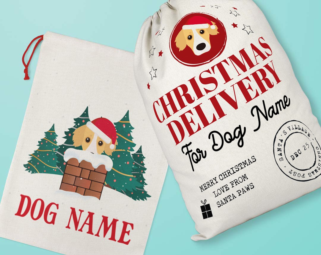 Personalized Santa Sacks for your Dog