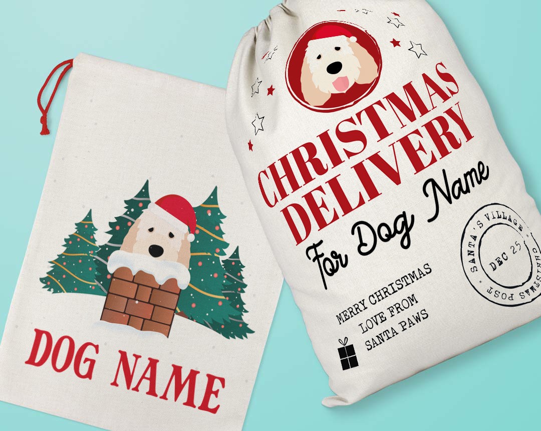 Personalized Santa Sacks for your Dog