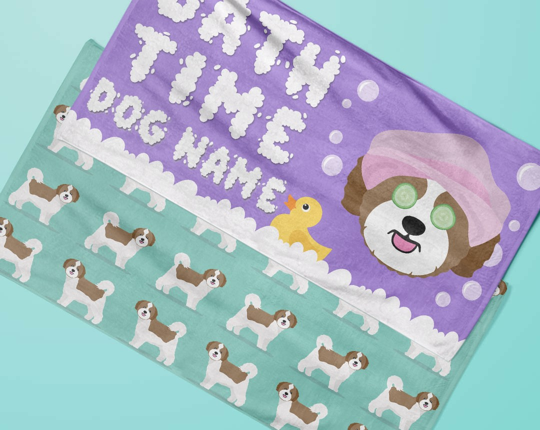 Personalized Dog Towels