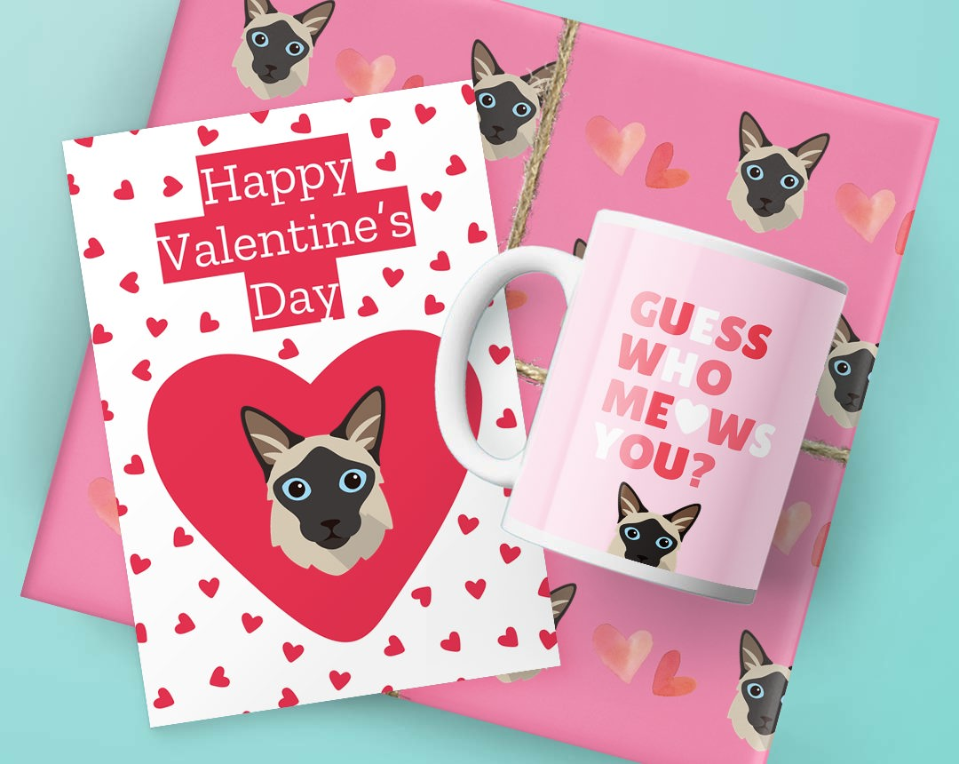 Valentines Day gifts featuring your cat